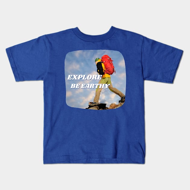 Travel, Adventure and Explore The World Kids T-Shirt by Amourist